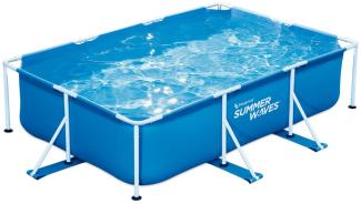 Summer Waves Pool Rectangular Metall Frame Pool 3 m x 2 m x 75 cm