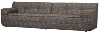 Sofa Timor aus Chenille-Stoff, Anthrazit