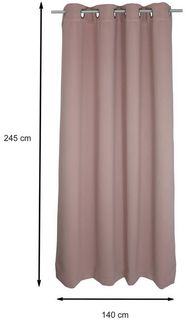 Haus und Deko Verdunkelungsvorhang Verdunkelungsvorhang Ösen Vorhang blickdicht Gardine abdunkelnd verdun (1 St), Ösen, verdunkelnd, Polyester