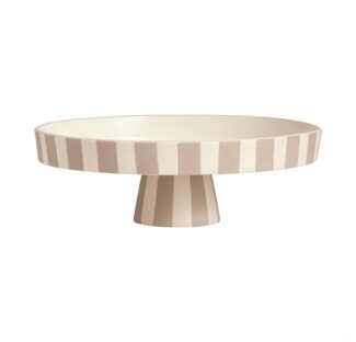 Oyoy Schale auf Fuß Toppu Clay-Weiß (Groß) L300679-306