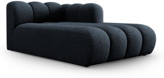 Micadoni Chaise Longue Lupine 2-Sitzer Rechts Chenille Königsblau