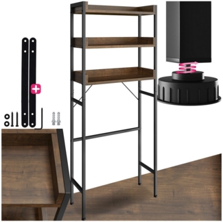 tectake Badregal Badezimmerregal, Set 1-tlg, Industrial Style