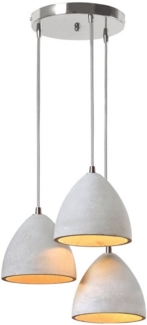 Lampe Hängelampe aus Metall Grau