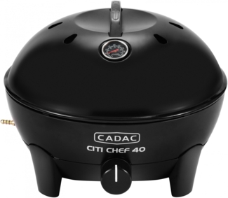 Cadac Citi Chef 40 Black, 30mbar Tragbarer Gasgrill 5610-20-04-EF