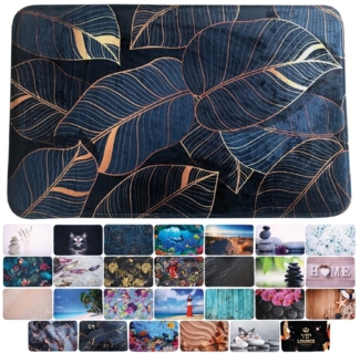 Sanilo Badematte mit Motiv, viele schöne Badteppiche zur Auswahl, rutschhemmend beschichtet, waschbar, schnelltrocknend, Polyester, rechteckig, sehr weich, hochwertig & modern, 50x80 cm oder 70x110 cm
