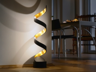Luce Design LED Helix L4 NER Tischleuchte 4-flammig ECO Light