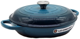 Le Creuset Gusseisen Signature Gourmet Profitopf 30 cm Deep Teal