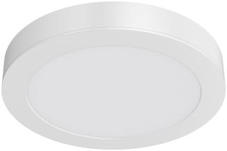 LED Aufbau Deckenleuchte Rund 18W 1760LM 3000K, Ø23cm Ultra Slim LED Panel