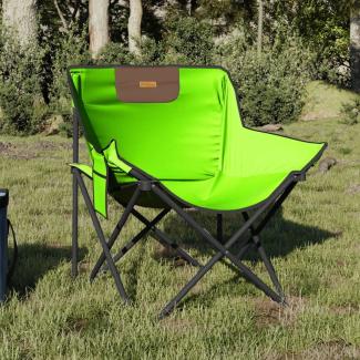 vidaXL Campingstühle 2 Stk. mit Tasche Klappbar Grün 366552