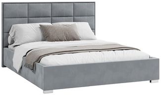 FDM Polsterbett Polsterbett APOLLO 90x200, 120x200, 140x200, 160x200, 180x200cm (verfügbar 90x200 120x200 140x200 160x200 180x200cm, Bettrahmen, Bett, mit großen gepolsterten Kopfteil, mit Bettkasten zum aufklappen), Hebbarer Metallrahmen, Bettkasten, ...