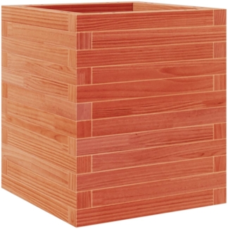vidaXL Pflanzkübel Wachsbraun 40x40x46 cm Massivholz Kiefer 3282401