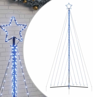 vidaXL LED Weihnachtsbaum 570 LEDs Blau 399 cm 4016442