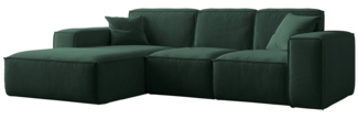 Kaiser Möbel Ecksofa Eckcouch SIENA L-Form, Stoff Poso/Salvador/Maloy/Artico/Velo, Einzelsofa, Bequem, originelles Design, praktisch, viele Farben