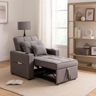 HTI-Living Maritta Dunkelgrau Relaxsessel