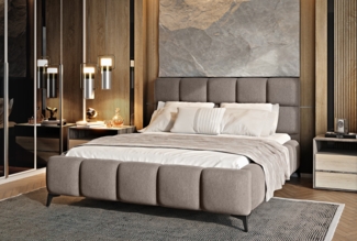 Bett Mist 180x200, Bett, Grau