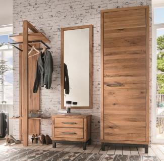 Garderobenschrank 60x200cm 'Lima' Wildeiche massiv
