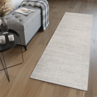 Tapiso Läufer SARI, rechteckig, Höhe: 12 mm, Flur Kurzflor Modern Meliert Design Wohnzimmer Schlafzimmer Küche