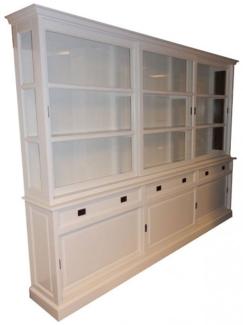 Großer Shabby Chic Landhaus Stil Schrank mit 6 Türen und 3 Schubladen - Buffetschrank - Schrank Esszimmer