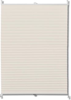 Plissee Faltrollo Rollo Plisseerollo 70x125cm Creme 240630