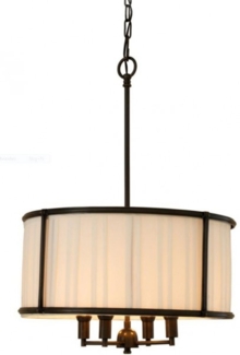 Casa Padrino Luxus Leuchte - Luxus Rotguss Hängeleuchte Durchmesser 52 x H 73,5 cm