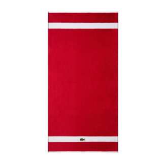 Lacoste Frottier Handtücher Casual|Handtuch 55x100 cm| rouge