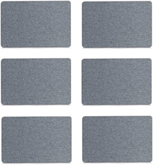 Zeller Present Platzset, (Set, 6-St), hochwertige Filzmatte
