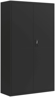 vidaXL Aktenschrank Schwarz 105x40x180 cm Stahl 339770