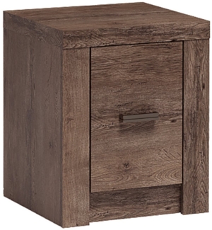 Lomadox Nachttisch INGENIO-161, Nachtschrank Betttisch Nachtkästchen Nachtkommode modern in braun