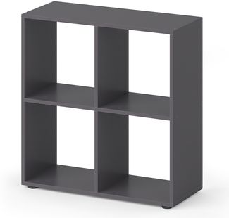 Raumteiler Tetra Grau 72.6 x 72 cm Vicco