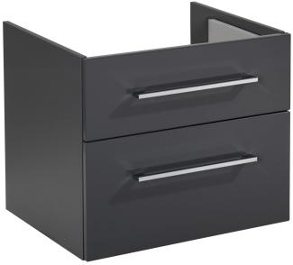 Fackelmann HYPE 3.0 Unterbauschrank 60 cm, Anthrazit, 2 Schubladen