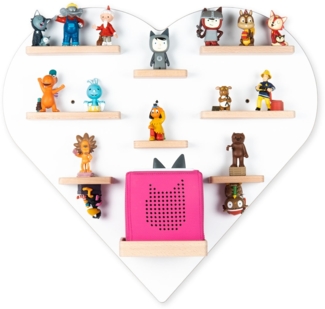 Boarti 'Herz' Tonie Regal weiß