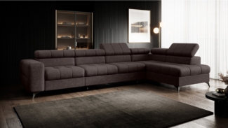 NEXT COLLECTION Ecksofa Pudding Maxi, Elegante starke Steppung, mit Bettkasten, verstellbaren Kopfstützen, mit Schalffunktion