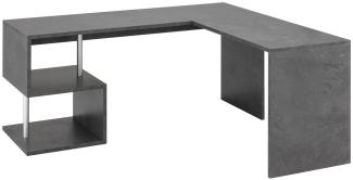 INOSIGN Eckschreibtisch Esse, Schreibtisch im modernen Design, mit oder ohne Monitoraufsatz Breite 180/160 cm, "Made in Italy"