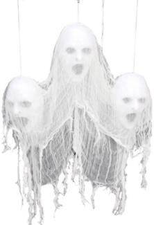 Home-trends24. de LED Dekofigur Geist Hänger Halloween Deko Gruselsound mit Bewegung
