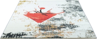 Sansibar Teppich Rantum Beach SA-027, rechteckig, Höhe: 3 mm, Flachgewebe, modernes Design, In- und Outdoor geeignet