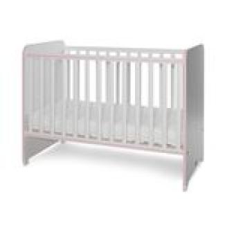 Lorelli Babybett Sweet Dream 124 x 68 x 95 cm Unterbettrahmen mit zwei Ebenen pink