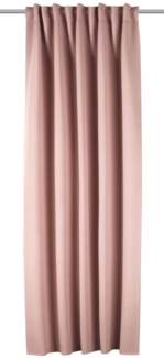 Neusser Collection Verdunklungsschal mit Gardinenband rosé 135x245 cm