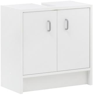 BadeDu DORE Waschbeckenunterschrank 54 cm breit, Weiß