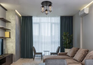 Deckenleuchte Wohnzimmer Deckenlampe Schlafzimmer Rauchglas 15345-3D