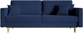 Selsey Valico Sofas, Blau Velvet, 230