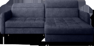 Gomsi, Ecksofa, Eckcouch, Dunkelblau