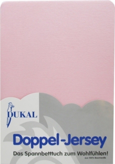 DUKAL Spannbettlaken Kinderspannbettlaken, 32 verschiedene Farben, 100% Baumwolle, Doppel-Jersey, Gummizug: rundum, (1 Stück), 40x90 cm, aus hochwertigem Doppel-Jersey, Made in Germany