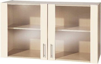wiho Küchen Glashängeschrank Kiel Front mit Glaseinsatz