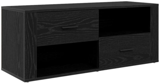 vidaXL TV-Schränk Schwarz Eichen-Optik 100 x 35 x 40 cm Holzwerkstoff 881014