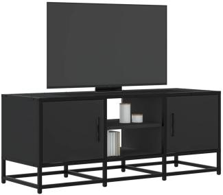 vidaXL TV-Schrank Schwarz 100x35x41 cm Holzwerkstoff und Metall 848834