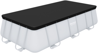 Bestway Abdeckplane eckig, PVC schwarz, 396x185 cm