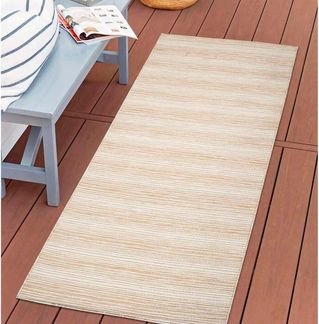 Carpet City Outdoorteppich PALM3471, rechteckig, Höhe: 5 mm, Wetterfest & UV-beständig, für Balkon, Terrasse, Küche, flach gewebt