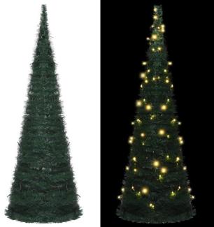 vidaXL Künstlicher Pop-Up-Weihnachtsbaum mit Beleuchtung Grün 180 cm 321524