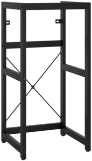 vidaXL Badezimmer Waschtischgestell Schwarz 40x38x83 cm Eisen 338499