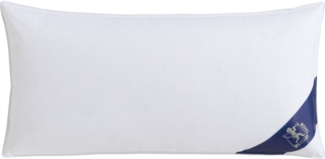 SPESSARTTRAUM 3-Kammer-Kopfkissen Exklusiv, Kissen ist made in Germany, Füllung: 90% Daunen / 10% Federn, Klasse 1, Downpass zertifiziert (Außenkammern), Bezug: 100% Baumwolle, Made in Green, Hausstauballergiker geeignet, gute Stützkraft, Seitenschläfe...